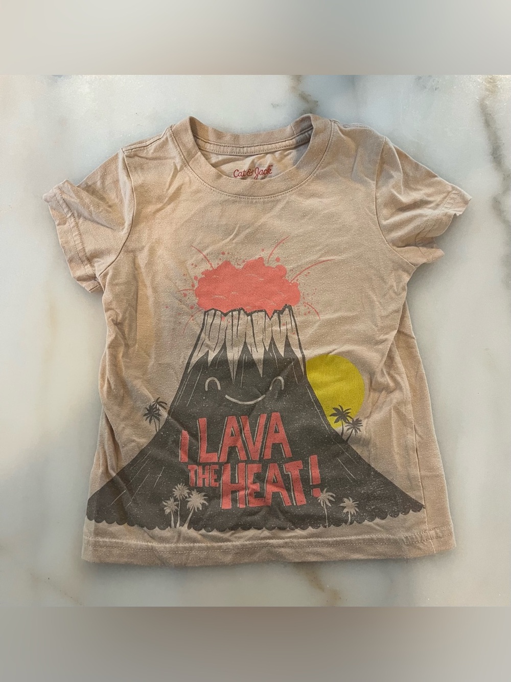 Cat & Jack 'I Lava The Heat!' Graphic Tee for Kids